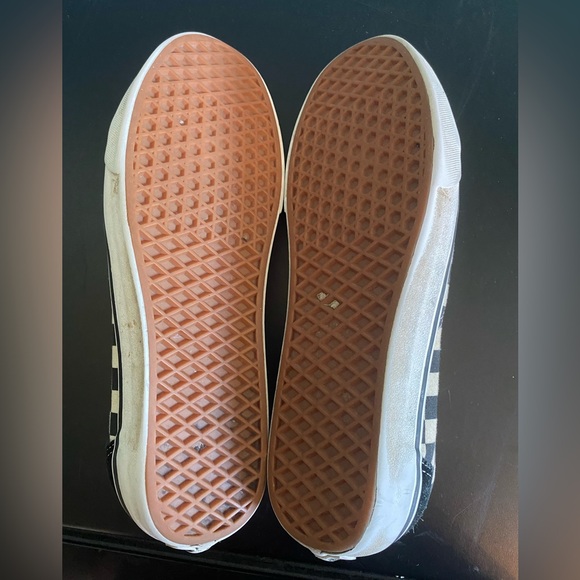 Old Skool Primary Check Vans Shoe Black/White Mens Sz 11.5 - Picture 4 of 6